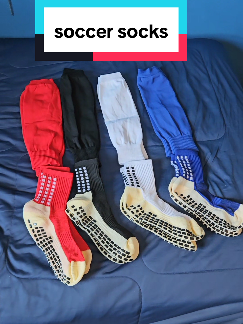 slip resistant soccer socks! #soccersocks #Soccer #soccertiktok #soccerplayer #soccerplayers 