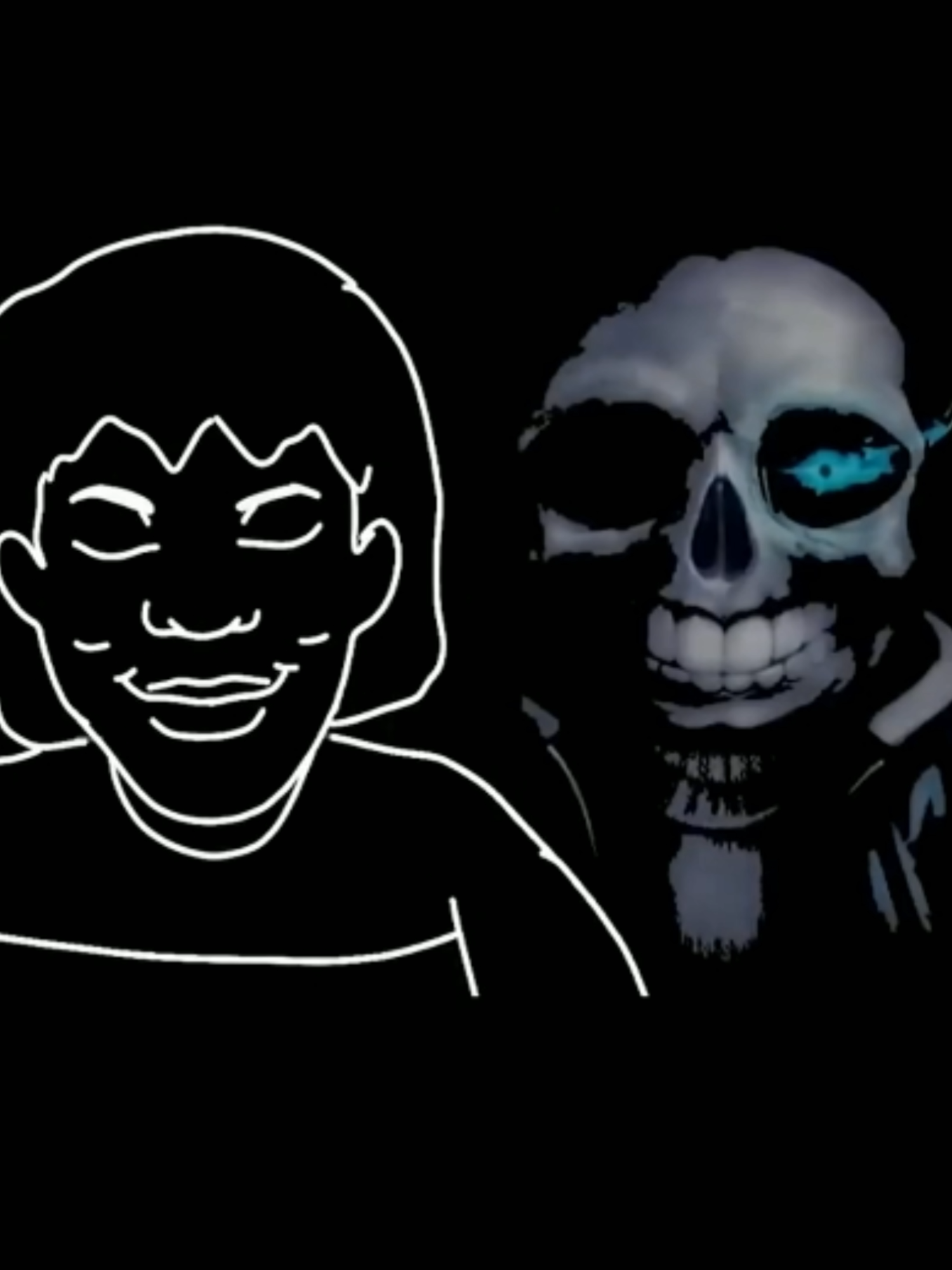 ► CÊ PULOU POR QUE? (Undertale Dub) #sans #frisk #undertale #foryou #meme #humor #humortiktok #dub #dublagemhumor #fandub