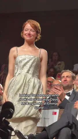 Dave McCary supported his wife #EmmaStone at the premiere of Bugonia tonight at the #VeniceFilmFestival. 
