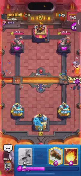 Defensa vs noble #fyp #paratii #clashroyale #xbow #cr 