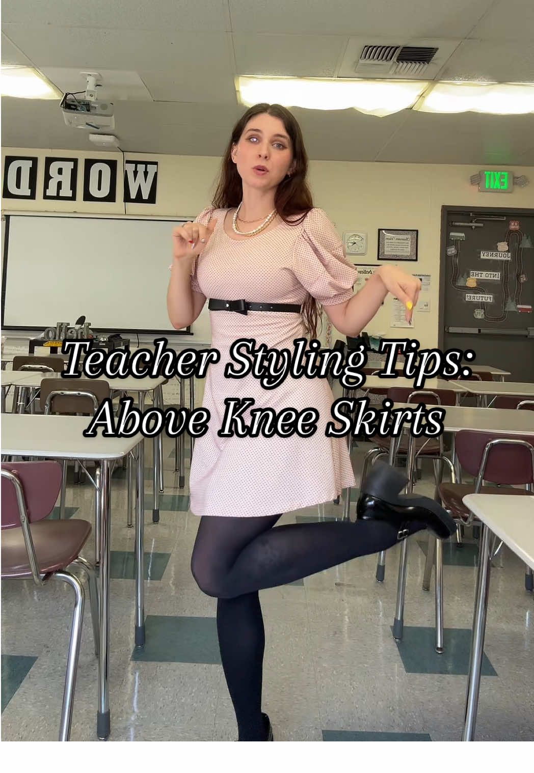 Ms. Sunshine’s Styling tips for the classroom & workplace ✨#teacherootd #styletips 