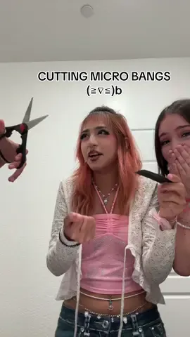 THE MICRO BANGS ARE BACK 🗣‼️ lmk how they did 😛😛 **hair grows back** (i personally luv em 💋) #fyp #microbangs #berna #besttrio #xyzbca 