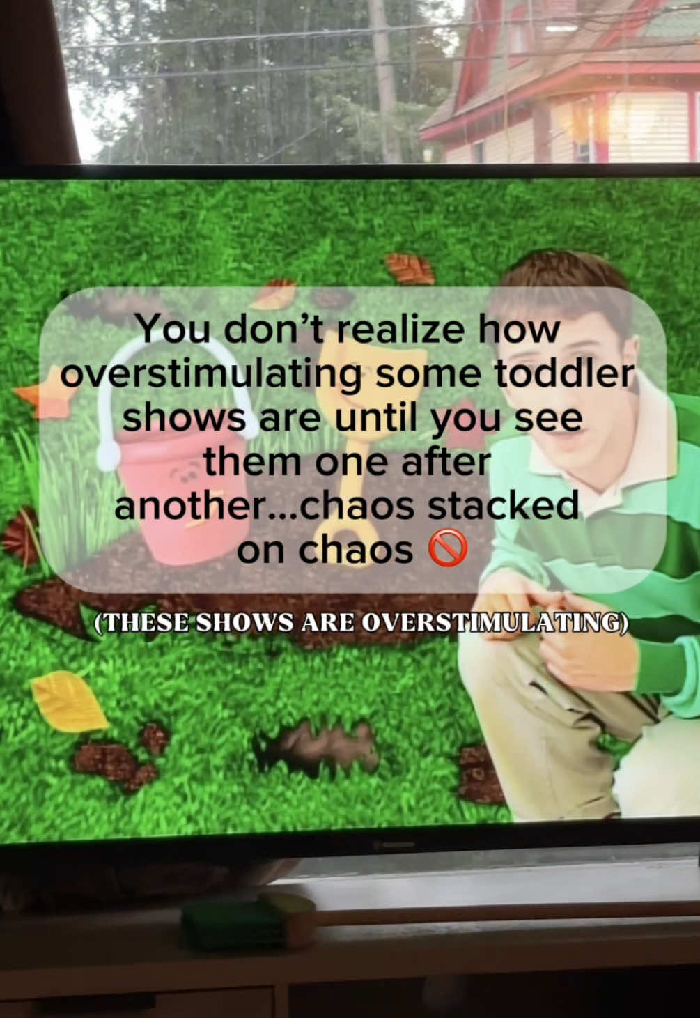 Overstimulating Toddler Shows! Here are just a few that are popular but make their brains go 😵‍💫  #overstimulating #toddlershows #toddlerscreentime #overstimulation #overstimulatedtoddler   