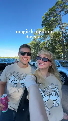 with matching shirts of course🙂‍↕️🙂‍↕️ #disneyworld #disneyparks #magickingdom #orlandofl #newlymarried 