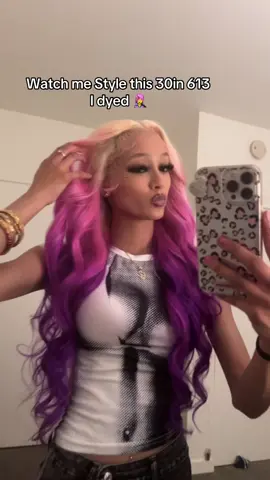 Ntm cuz it’s my first time w the dye butt yk it’s def Humen hair cuz the ends dyed right  @Cute Bein Hair Shop   #wigtok #wiginstall #tiktok #nohashtag #backtoschool 