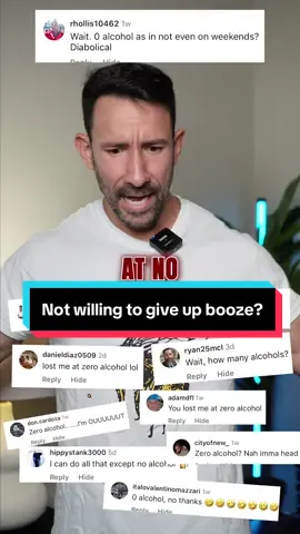 Do you have to give up alcohol? No, but if that’s the number one thing holding you back and you’re not willing to give it up, I think you may have a problem. #Fitness #nutrition #over40