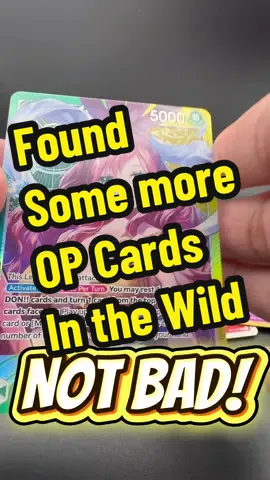 S/O to @BatmanCam03YT  for letting me know about the OP packs. May need to grab some more #onepiece #optcg #luffy #cards #collectibles 