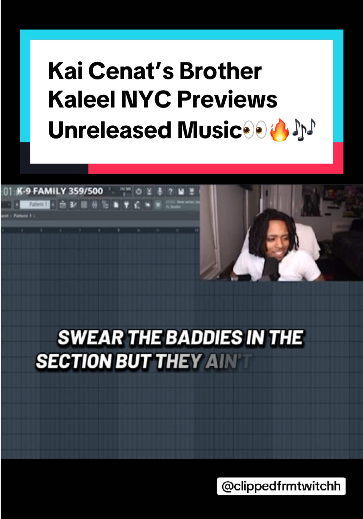 Kaleel NYC Previews Unreleased Music👀🔥🎶 @Kaleelnyc #kaleelnyc #kaicenat #dukedennis #fanum #cloverboys 