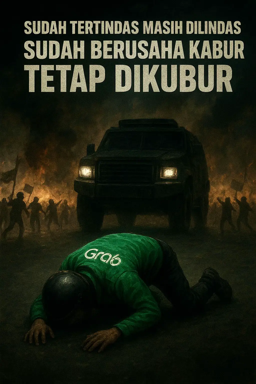 Selamat Ulang Tahun, DPR Di usia yang bertambah, semoga juga bertambah rasa malu, karena di luar sana rakyatmu bertambah pilu. Hari ini kue dan lilin mungkin dinyalakan, tapi di jalanan, asap dan darah yang menyala-nyala. Seharusnya bertambah dewasa, tapi justru makin bising dengan janji yang hampa. Apakah usia hanya sekadar angka? Sementara negeri makin terluka? Apakah pesta pantas digelar, ketika satu nyawa melayang tak terselamatkan? Selamat ulang tahun, DPR. Semoga engkau benar-benar lahir kembali, bukan hanya menua tanpa arti. #RIP #29agustus2025 #indonesiagelap #prayforojol #demodpr 