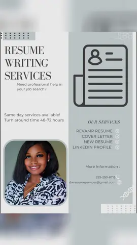 ✨ Your resume is your first impression — let’s make it unforgettable! ✨ I’m now offering professional resume revamp services to help you stand out, land interviews, and secure the career you deserve. 🚀 📄 Fresh look. 💼 Strong impact. 🌟 Better opportunities. DM me today to get started! #ResumeRevamp #CareerGrowth #JobSearch #ResumeHelp #ProfessionalResume      