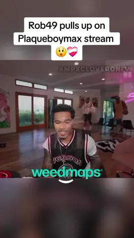 Rob49 pulls up on plaqueboymax stream #rob49 #plaqueboymax #twitchclips #viral #fyp 