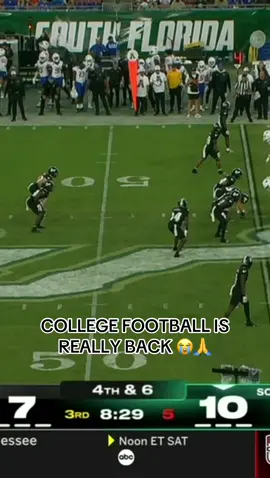 FAKE PUNT TOUCHDOWN FOR USF 🔥🔥 #CollegeFootball #cfb #college 