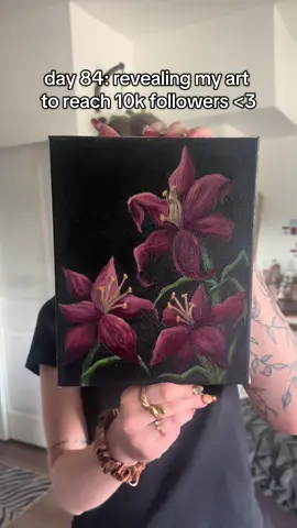 i love this little painting so much #artistsoftiktok #artreveal #originalart 