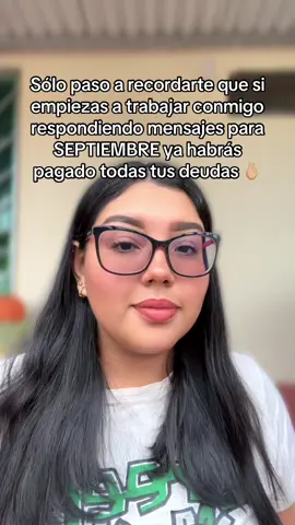 Comenta o déjame mensajito 🤍 #independiente #mentesmillonarias #mamajovenyfeliz #mamisdetiktok #appquepagan 