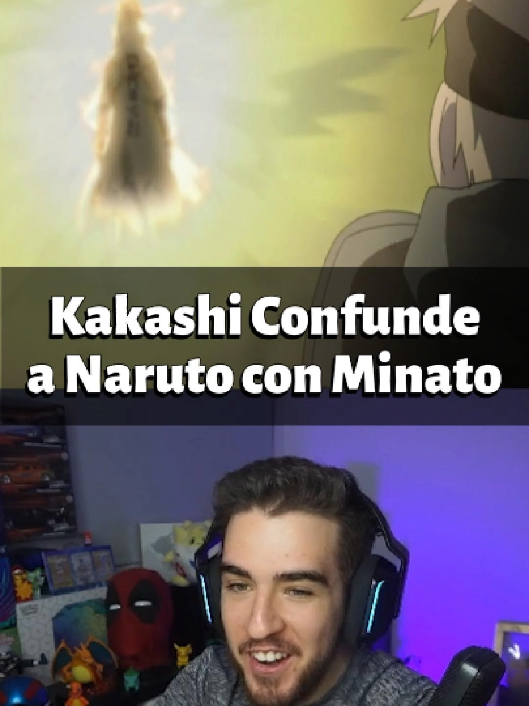 Kakashi Confunde a Naruto con Minato 😎🥺 #narutouzumaki #narutoshippuden #reaction #reaccion #narutoanime #twitch #anime #ichurrox #reacciones #shinobi #konoha #chakra #naruto #narutoreaccion #uzumaki #jutsu #fyp #foryou #kurama #kyubi #naruto #hachibi #jinchuriki #kakashi #guysensei #kakashihatake #bijudama