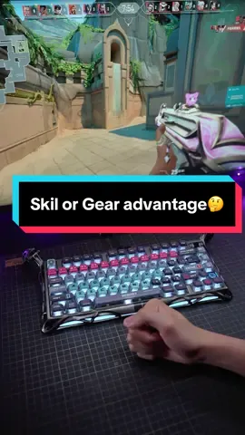 Not a single loss since I switched to this keyboard. Is it skill… or just insane gear advantage? 🎮 . . . #gravastar #mercuryv75pro #mercurykeyboard #hekeyboard #wooting #magneticswitches #hallEffect #gamingkeyboard #cyberpunk 