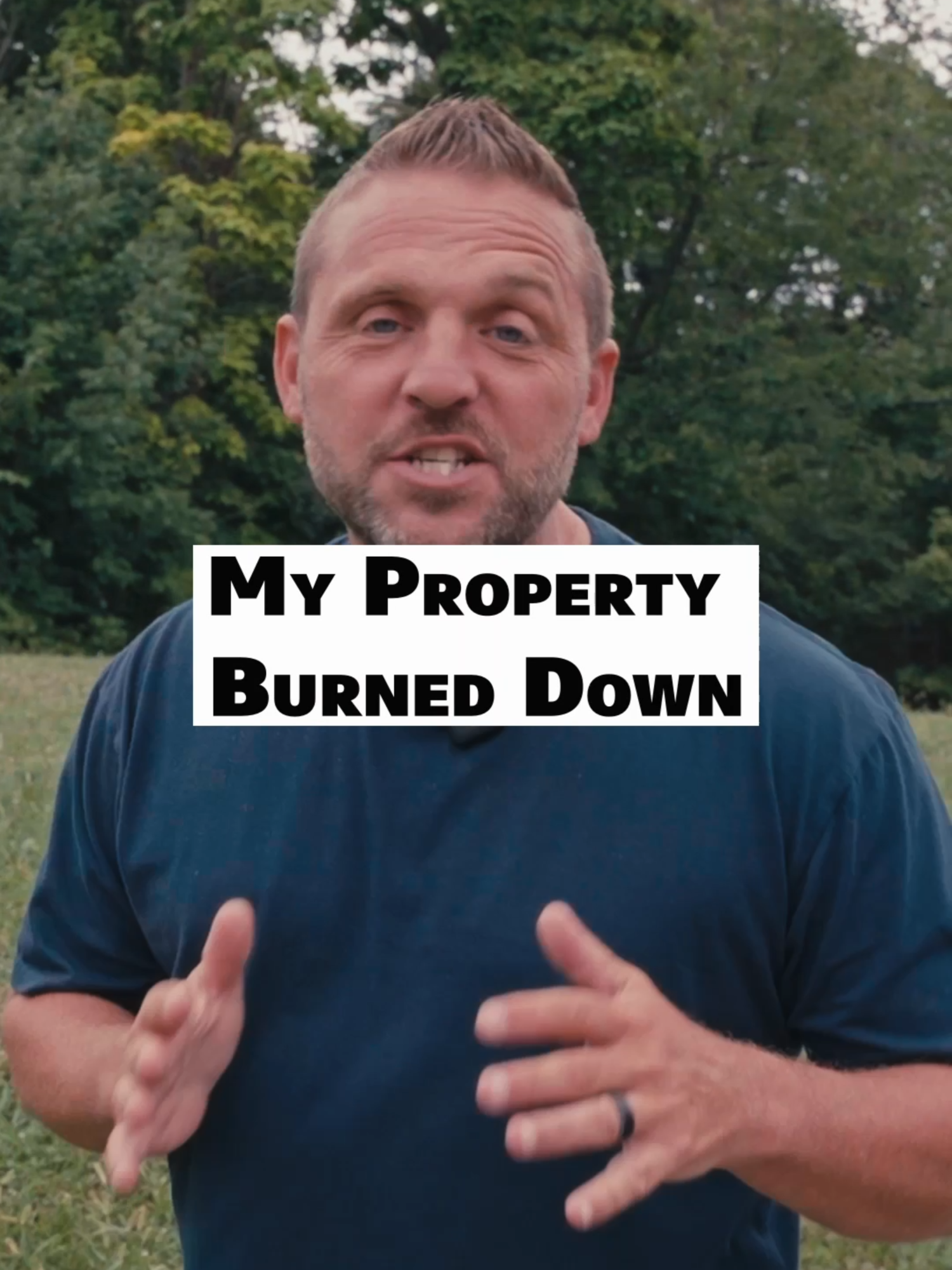 My Property Burned Down! #clips #realestate #business #fyp #reels