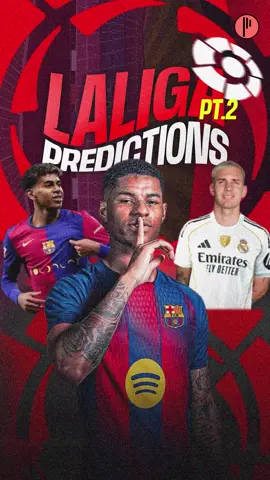 Predicting La Liga Personal Awards 🔮🇪🇸 Player of the Season: Lamine Yamal. Top scorer: Kylian Mbappé (Julián Álvarez close). Best defender: Pau Cubarsí. Best manager: Hansi Flick. Best signing: Dean Huijsen (Real Madrid). Best U21: Arda Güler. Breakout star: Franco Mastantuono. #Soccer #football #LaLiga #Barcelona #RealMadrid 