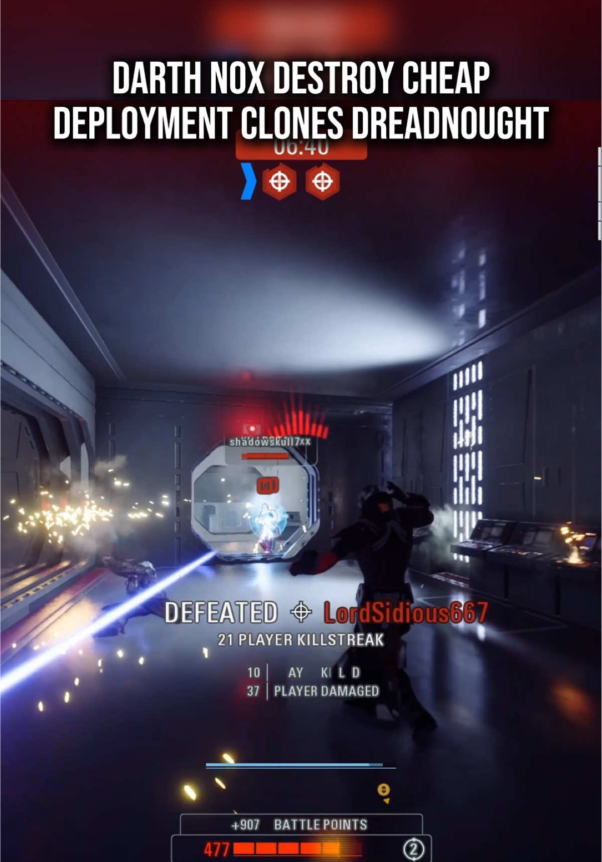 MAX INQUISITOR TAKES THE FULL LEAD • #starwarsbattlefront2 #swbf2 #starwars #battlefront2clips #battlefrontcommunity 