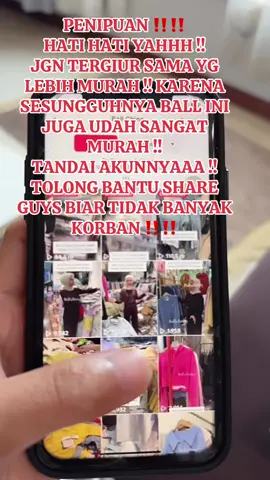 TOLONG LEBIH BERHATI HATI YA GUYS !  BANTU SHARE AKUNNYAAA !! #penipu 