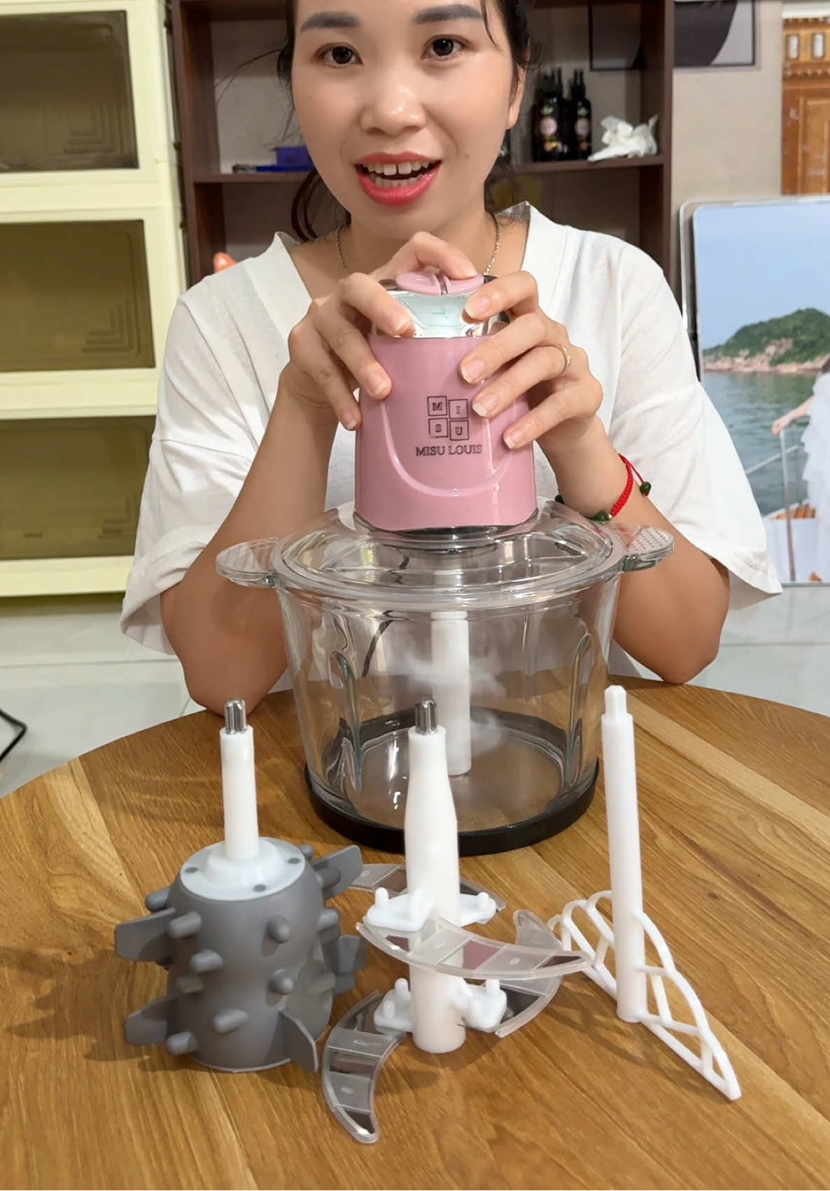 Mua máy xay dc tặng kèm cây đánh ruốc, đánh trứng, dao thay thế nhé #diepcoine #mayxaydanang #mayxaymisu 