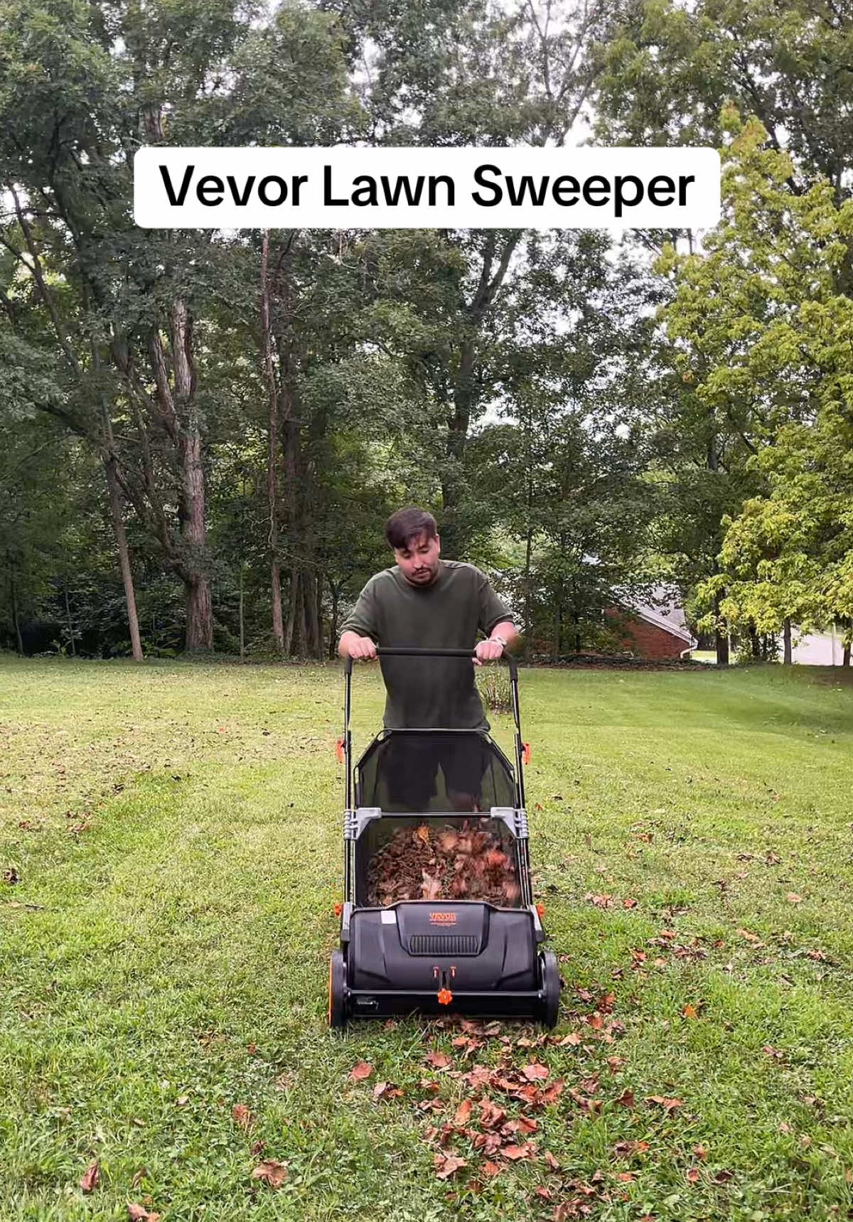 GET THIS VEVOR LAWN SWEEPER FOR THE FALL! The leaves are gonna be craaazy and this is gonna make it a lot easier than raking #vevorlawnsweeper #lawnsweeper #vevor #vevortools 