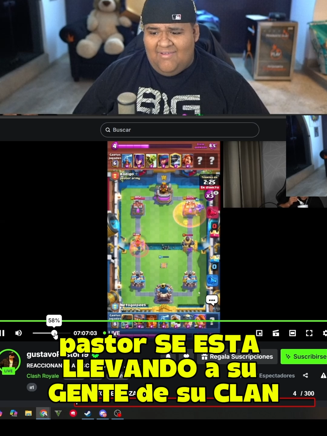 kingleon INDIGNADO, PASTOR se ESTA LLEVANDO a su GENTE de su CLAN de clash royale #kingleon #KINGLEON #KICK #paratii #fyp #kick #videoviral #kingleonardo #KINGLEONKICK #KICKKINGLEON4 #f #lasjijas #jijas #kickperu #viralvideos #cristoratafans #macbride #cristoratavideos #diealis #clash #clashroyale #clashroyalememes #clashroyalemoments #clashroyalememe #CLASHROYALE #gustavopastor
