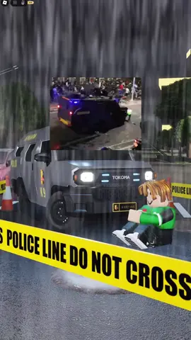 Repost @snow_  Indonesia sedang Darurat Seorang Driver ojek online (ojol) meninggal dunia usai ditabrak mobil lapis baja milik brimob di jalan Peramburan, Tanah Abang, Jakarta Pusat, Kamis (28/8) Malam. Usai Melindas, Mobil polisi itu tetap tancap gas melarikan diri.  Turut berduka cita, Al-Fatihah buat korban dan keluarga. #cardrivingindonesia #cdid #cdidroblox #cdidcinematic #roblox 