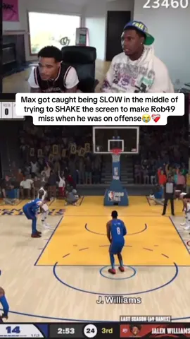 If you play 2k yk what he was tryna do😭😭😭#fyp #viral #plaqueboymax #rob49 
