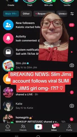 So when's the endorsement deal coming now guys- ? 🫶 #fyp #slimjims #viral #alternative #2020 