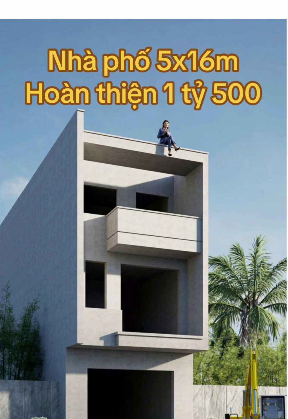 Nhà phố 5x16m xây full 3 tầng đầy đủ công năng sử dụng cho gia đình. Hoàn thiện 1 tỷ 500tr xây dựng trọn gói, mời quý khách hàng tham khảo! #xaynhatrongoithainguyen #thietkenhathainguyen #thicongtrongoi #xaynhatrongoi #maunha5x16m