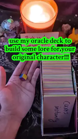 let's build an original character using my oracle deck! #dungeonsanddragons #lore #originalcharacter #oracledeck 