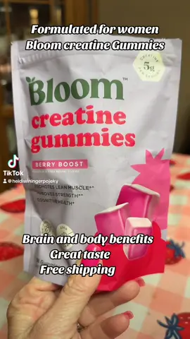Bloom creatine Gummies brain and body benefits formulated for women premium quality #bloom #bloomcreatine #gummies #formulatedforwomen #creatine 