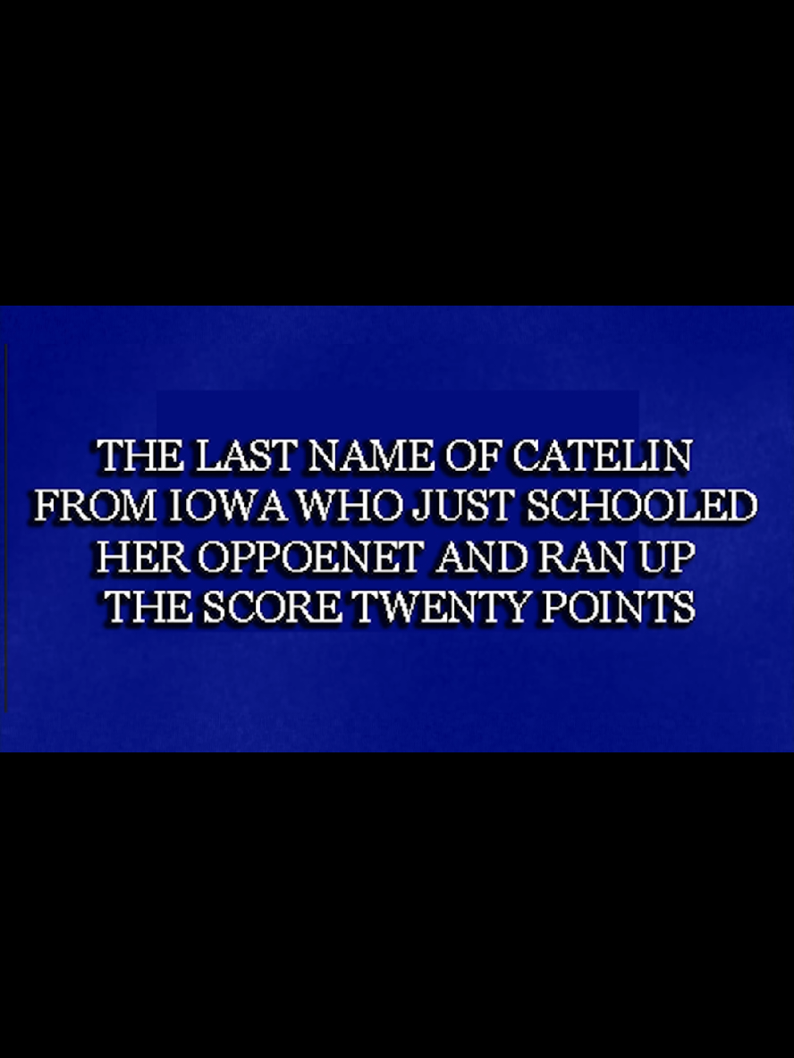 badass women from Iowa @Drey for Iowa @LizFromIowa @BitchesGetStuffDone credit: @Phil Montag #iowa #drey #jeopardy #funny #taylorswift 