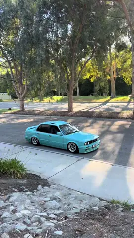 Nothing like a bagged BMW E30 🩵 #e30 #bmw #bmwe30