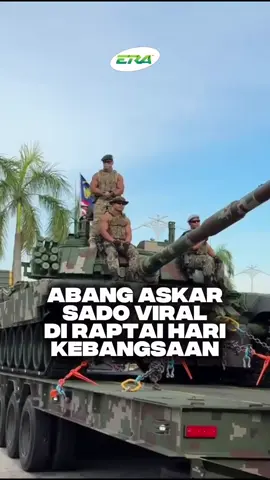 Steadylah abang askar kita dengan aset kat Raptai Hari Kebangsaan ni. #sharERA #fyp