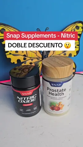 Snap Supplements - Nitric Oxid #parejas #prostata #SNAPSuperBrandDay #descuento #mens 