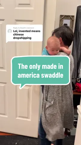 Replying to @David not only do I manufacture the fabric myself, but I even source raw materials that are made in the United States. You won’t find another entrepreneur, more passionate about making their product in America than me. #madeinamerica #madeinmichigan #bestswaddle #americandream #americanmanufacturing 