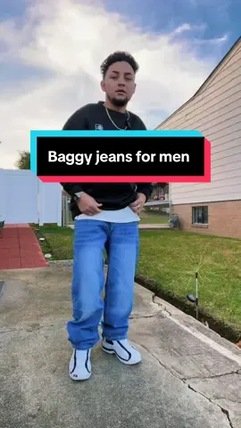 Baggy jeans for men. #everramirez #mensfashion #baggyjeans #baggypants #backtoschool 