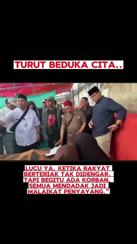 Haruskah selalu ada korban jiwa agar kalian yang katanya wakil rakyat membuka mata? Atau mungkin, kalian sudah terlalu sibuk dengan kursi empuk dan fasilitas mewah sampai lupa bahwa rakyat yang memilih kalian kini menderita? Kami ini bukan angka statistik yang bisa kalian abaikan di laporan. Kami ini manusia, dengan nyawa, dengan keluarga, yang setiap hari merasakan dampak keputusan kalian. Tapi kalian, yang mengaku sebagai wakil rakyat, seolah tuli dan buta, hanya bergerak ketika tragedi sudah tak bisa ditutup-tutupi. Sampai kapan pola busuk ini terus berulang? Haruskah darah rakyat jadi pengingat kalian tentang apa arti amanah?