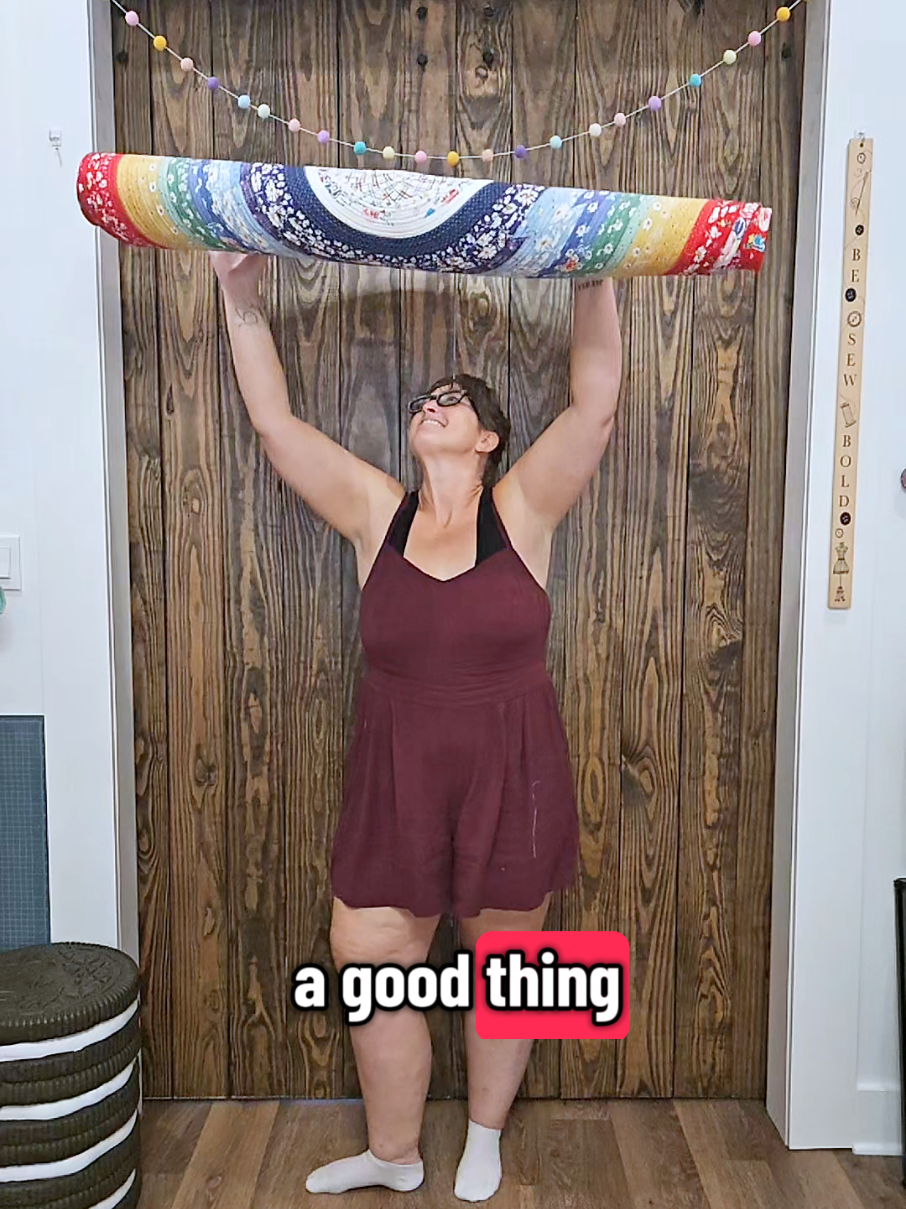 The girls and I wanted to keep my latest custom Jelly-Roll Rug for ourselves! 🥰 I can't wait to see what its forever home in Michigan thinks.  Fabric: Always in Season 2.5