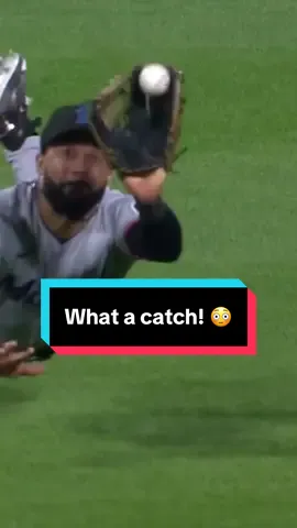 Derek Hill lays out to rob a hit! #MLB #baseball #marlins 