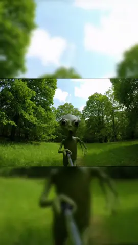 Zorp le touriste découbvre la terre il est chokbar . #zorpletouriste #alienia #ia #veo3
