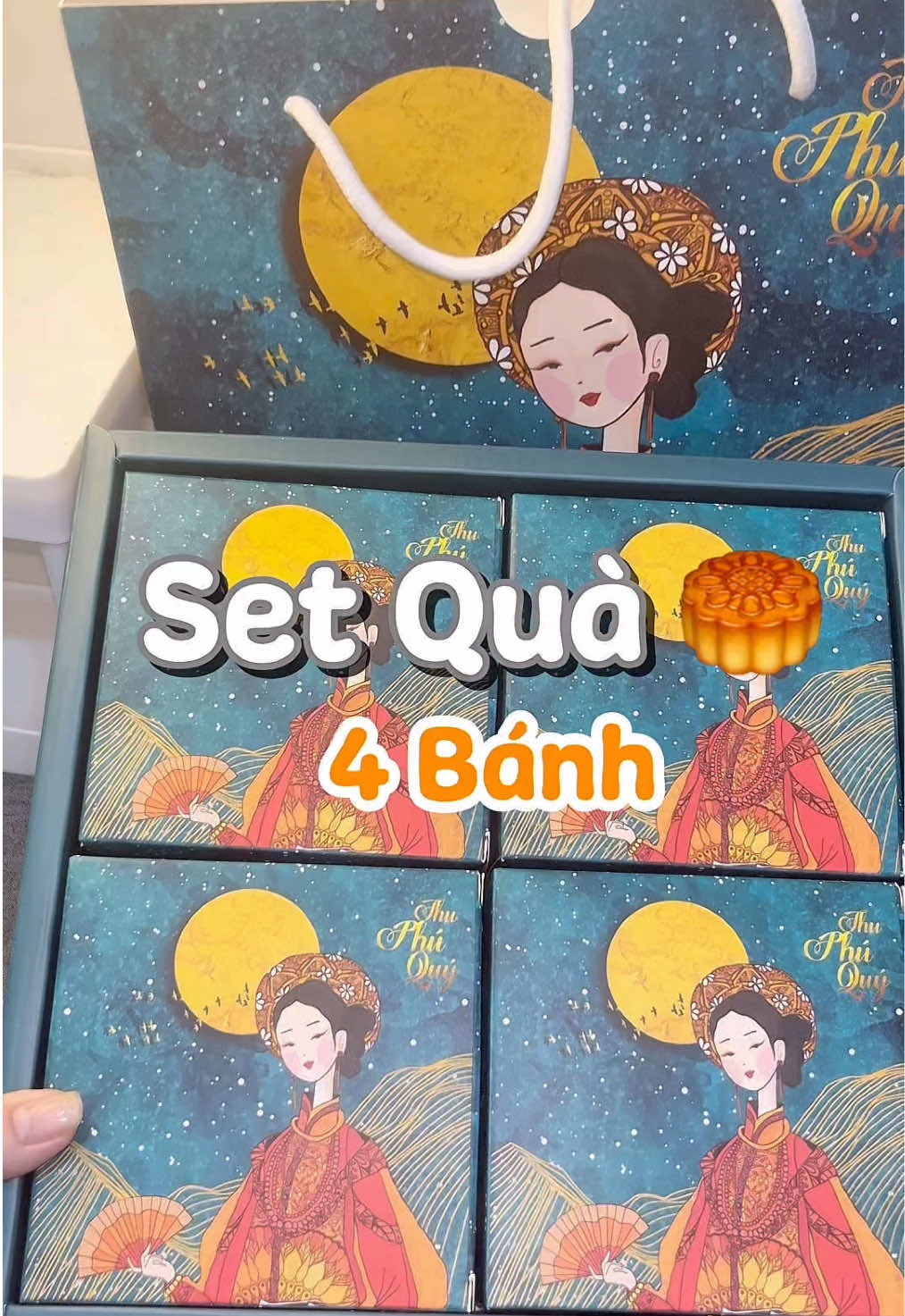1 set quà 4 bánh 🥮 mn được lựa chọn nhân qá đã lun#banhtrungthu#trungthu2025#setquatrungthu#banhtrungthutanxuan#reviewbanhtrungthu