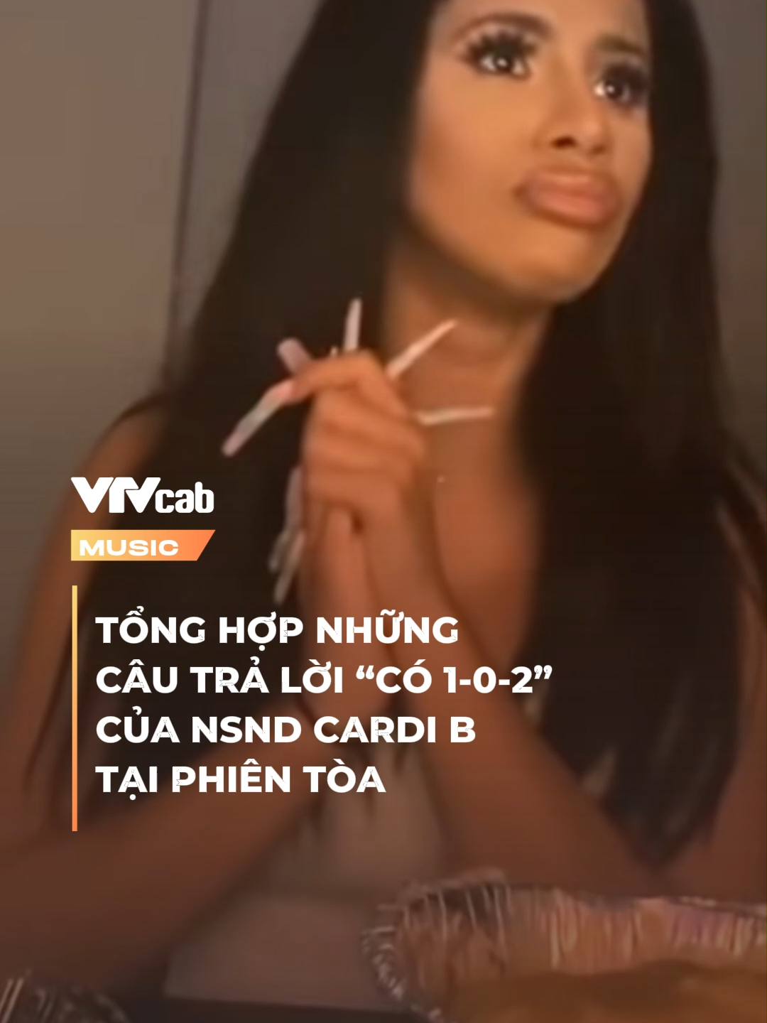 Nhạc chị ra có thể flop, nhưng cứ vào tòa là máu hài chị nổi lên. #vtvcab#tiktokgiaitri#vtvcabmusic#cardib