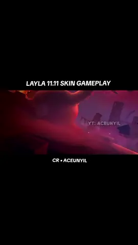 LAYLA 11.11 SKIN EFFECT  #laylamlbb #layla1111skin #upcomingskinmlbb #updatemlbb #mlbb 