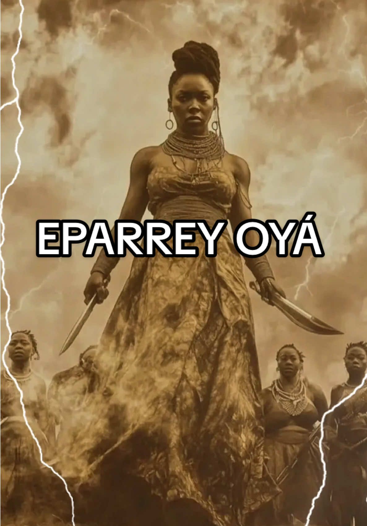 Oyá a Orixá dos ventos, raios e tempestades 🌪️⚡️Eparrey Iansã! #oya #iansa #orixa #fyp #candomblé 