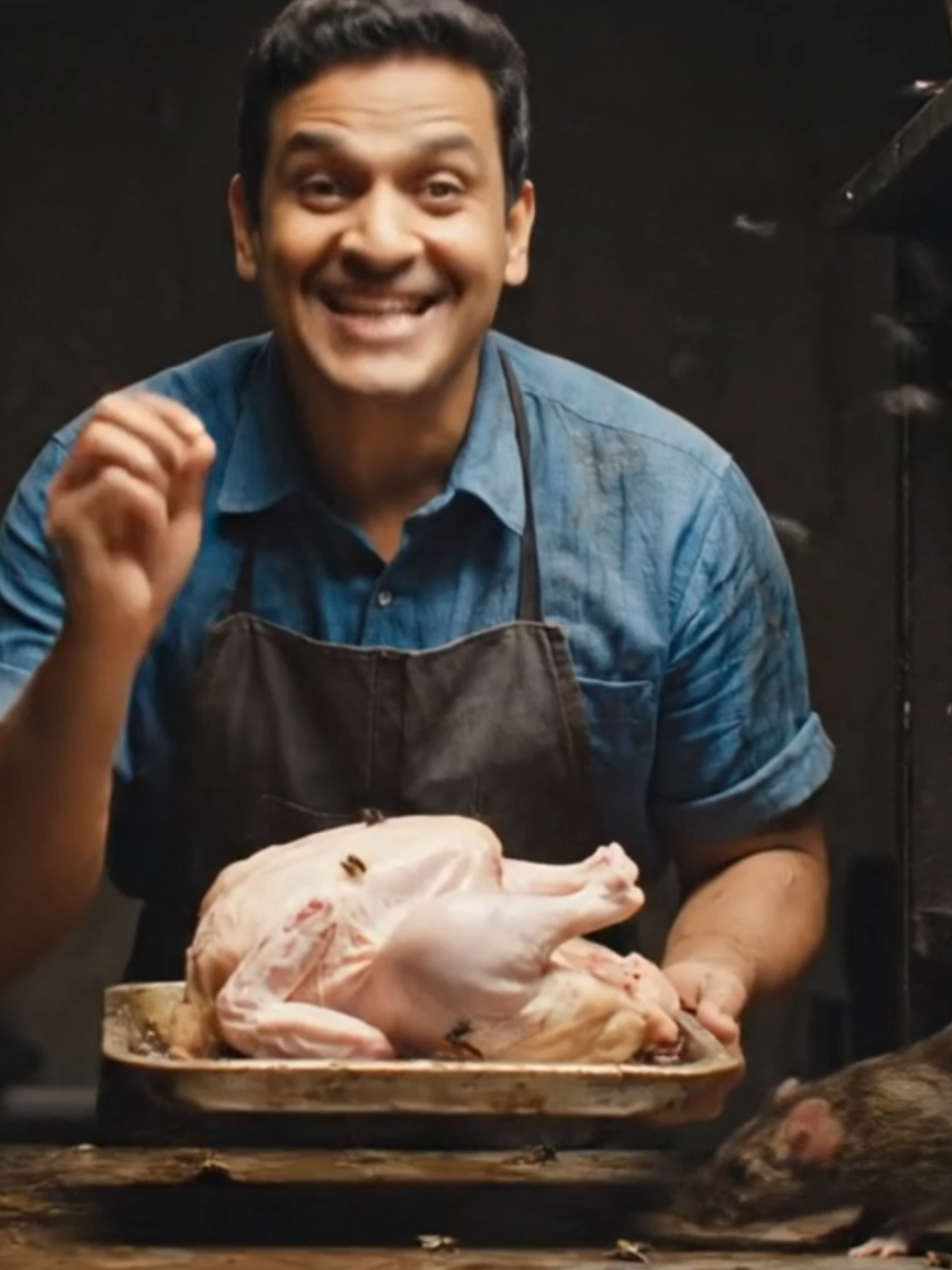 Direto da Índia 😂 quando a receita de frango assado vira atração de rato 🐀🍗 #ReceitaIndiana #FailNaCozinha #FrangoAssado #Comédia #HumorTikTok #VideoEngraçado #MomentoÉpico #ViralDoDia #SóNaÍndia
