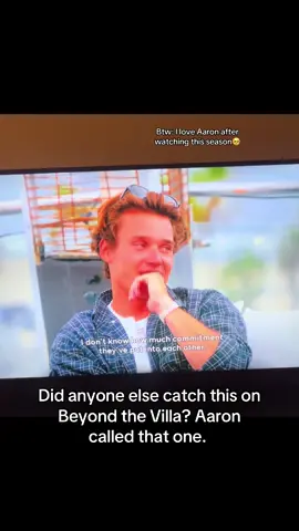 The fact that Aaron could make that observation about Jana and Kenny…. Maybe the cheating wasn’t such a shocker for some. #loveislandusa #loveislandseason6 #loveislandbeyondthevilla #beyondthevilla #janaandkenny 