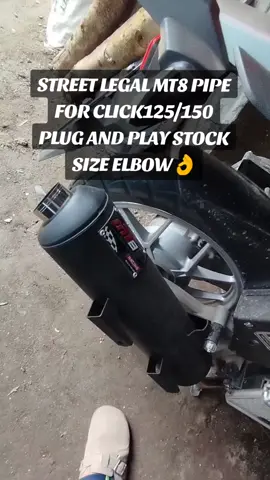 Budget meal Powerpipe for Honda Click 125/150 #fyppppppppppppppppppppppp #vario #click125i #budgetmeal #mt8pipe 